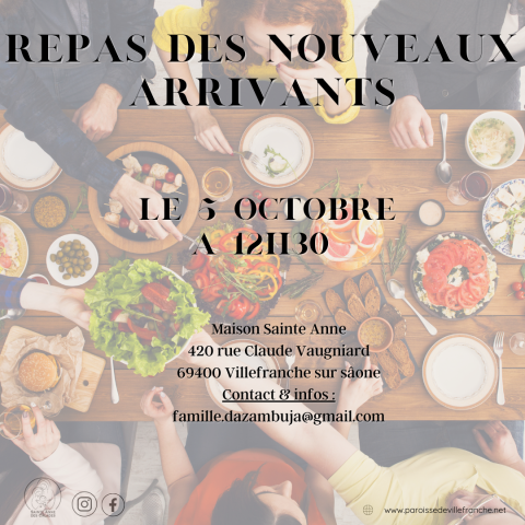 repas des nouveaux